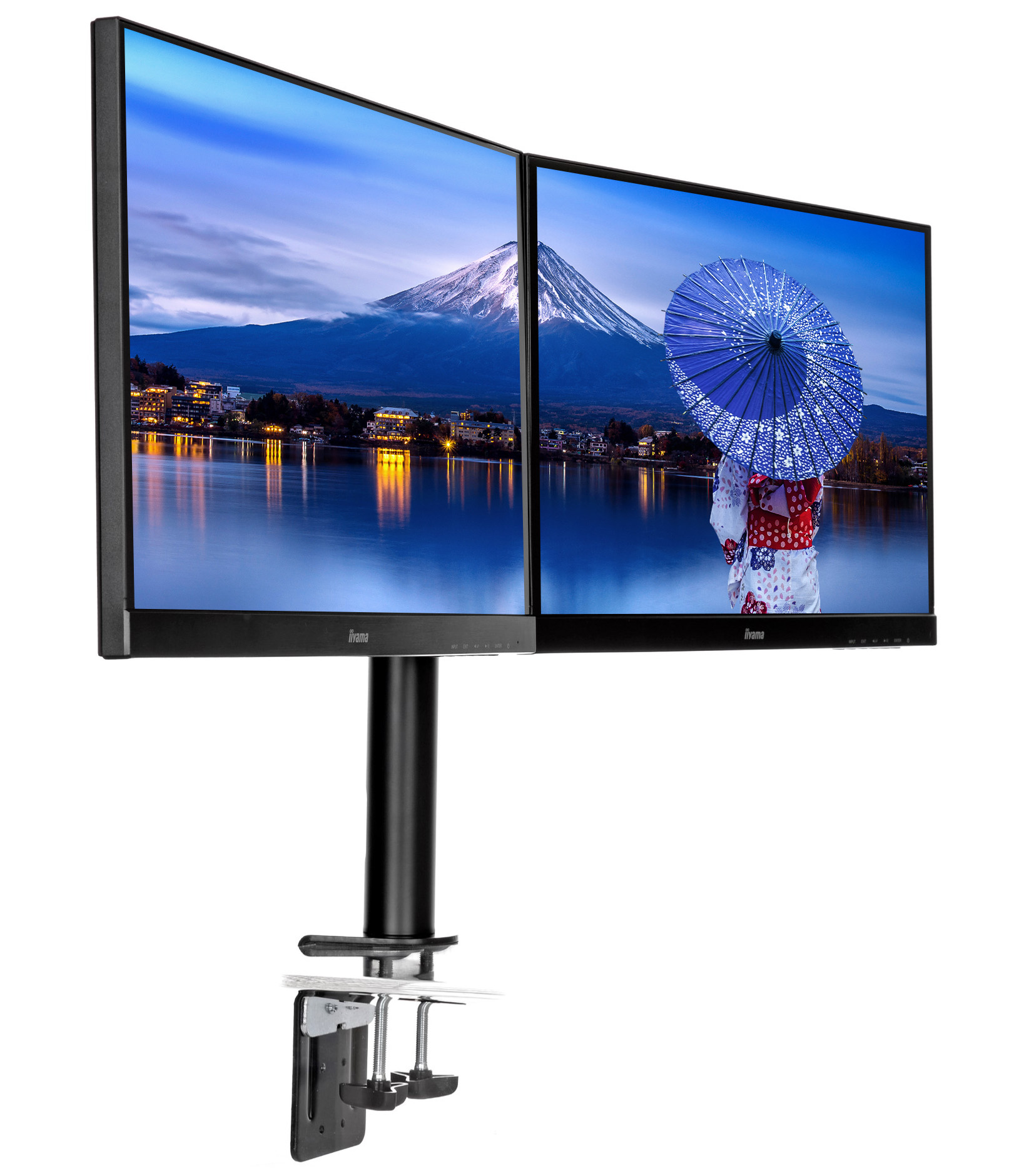 IIYAMA LFD ProLite Z Dual Monitor Halterung DS1002C-B1