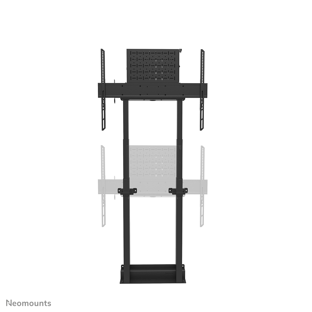 Neomounts Move Lift Motorised Wall Stand incl. storage box, 10 cm. Wheels VESA 100x100 up to 800x600