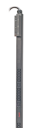 APC AP7568 - Rack PDU,Basic,ZeroU,12.5kW,208V,(30)C13,(6)C19, 3' Cord