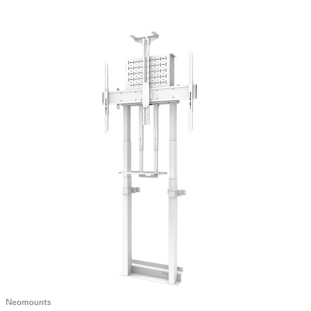 Neomounts Move Lift Motorised Wall Stand incl. storage box, 10 cm. Wheels VESA 100x100 up to 800x600