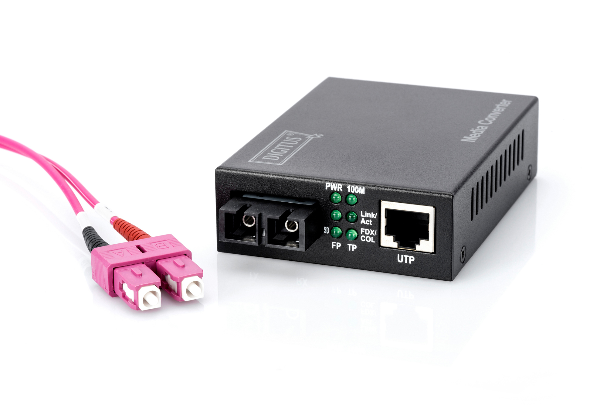 DIGITUS DN-82020-1 Fast Ethernet Medienkonverter, RJ45 / SC