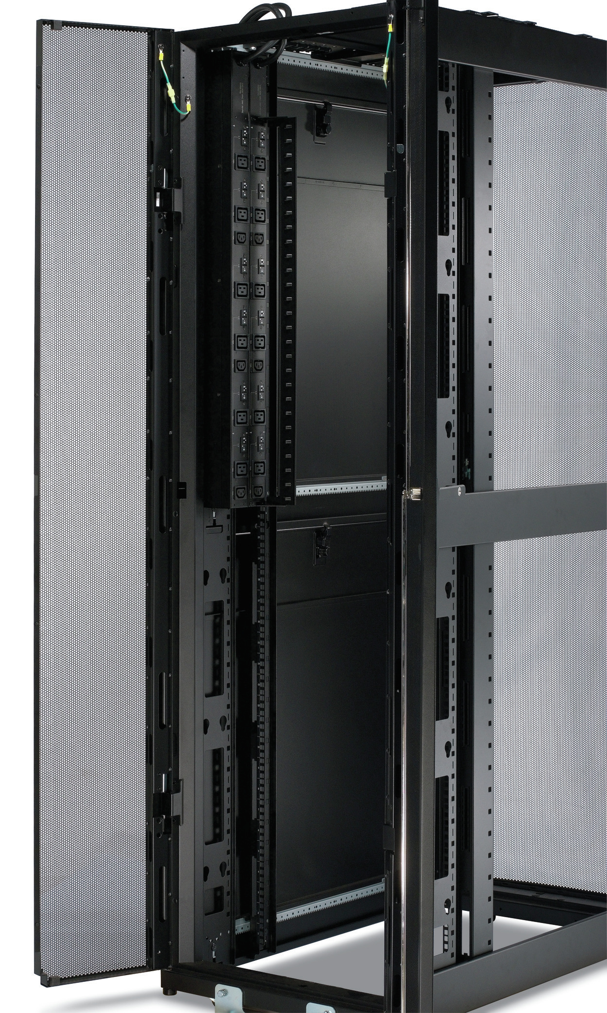 APC AP7555A - Rack PDU, Basic, Zero U, 22kW, 230V, (6) C19 & (3) C13, High Temp