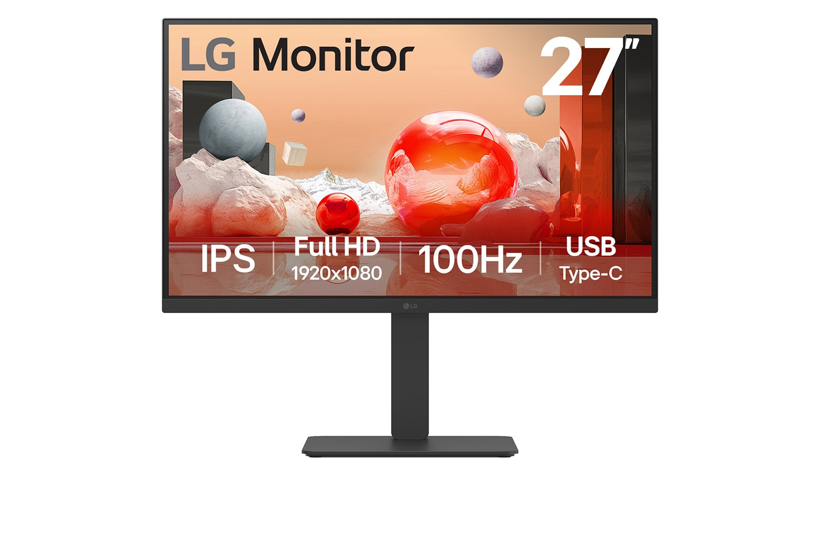 LG Monitor  27" 27BA750-B Full HD HDMI DP DaisyChain IPS Black 16:9