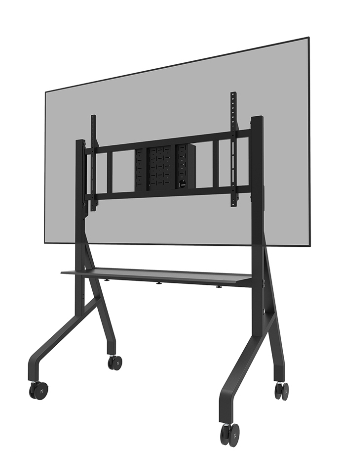 Neomounts Wagen für Displayständer Stahl schwarz Bildschirmgröße: 178.1-301.4 cm (65"-110")