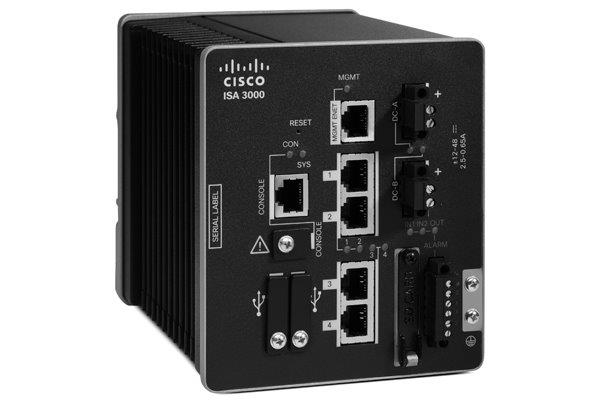 CISCO Industrial Firewall ISA-3000-2C2F-K9= 2x Copper, 2x Fiber, Threat Defense