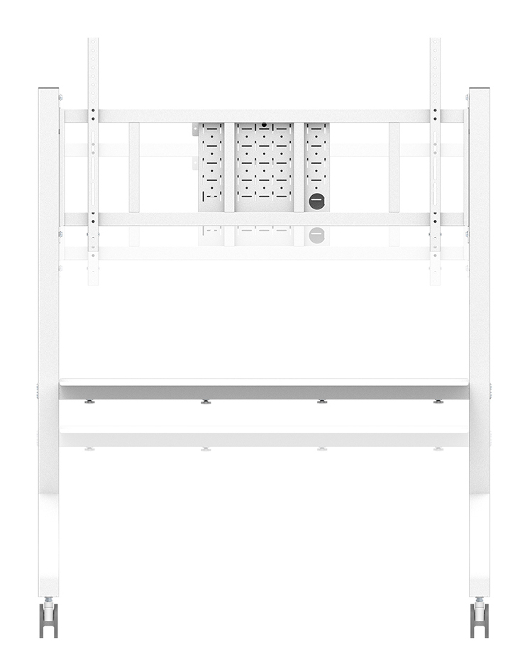 Neomounts FL50-575WH1  Wagen für  Displayständer  verriegelbar  Stahl  weiß  Bildschirmgröße: 178.1-301.4 cm (65"-110")