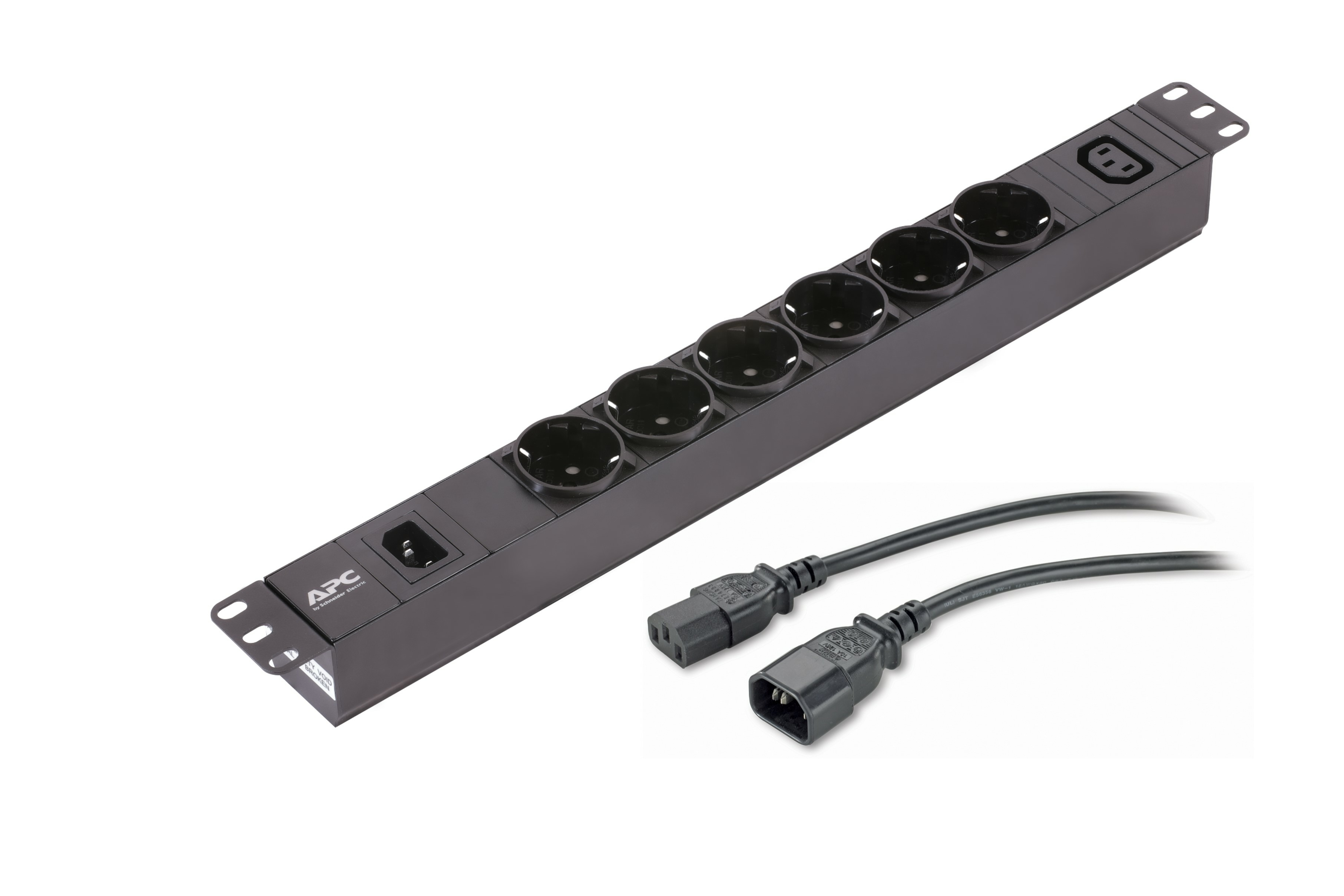 APC EPDU1010B-SCH - Easy PDU Basic 1U 10A 230V (6)Schuko (1)C13