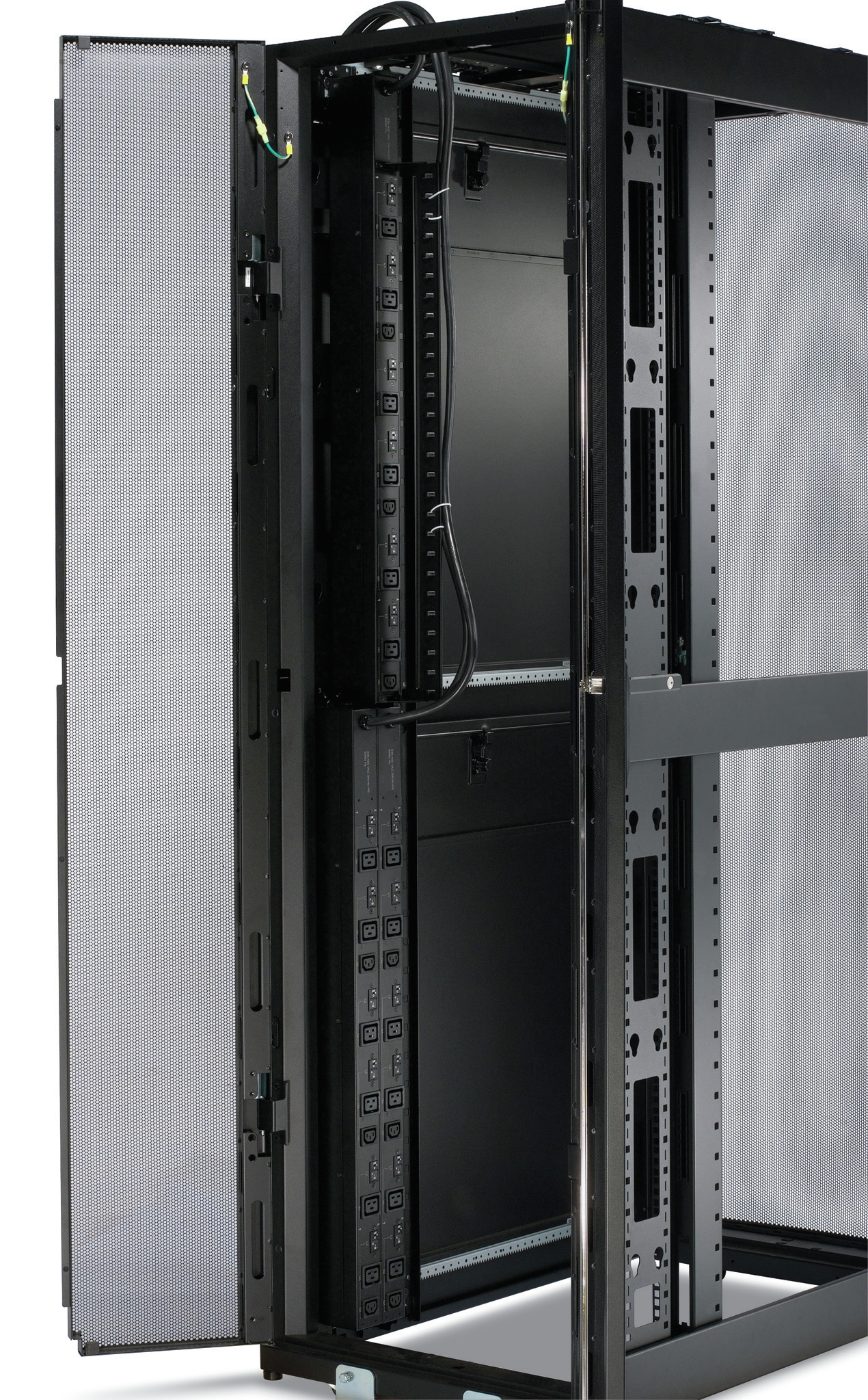 APC AP7555A - Rack PDU, Basic, Zero U, 22kW, 230V, (6) C19 & (3) C13, High Temp