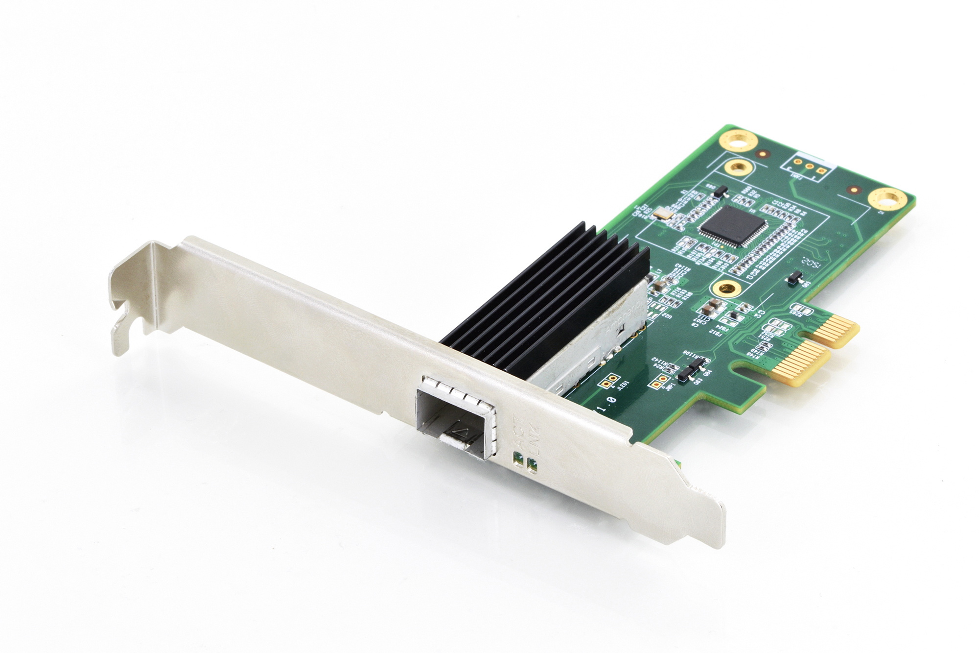 DIGITUS DN-10160 Single Port Gigabit Ethernet Netzwerkkarte, SFP, PCI Express, Intel Chipsatz