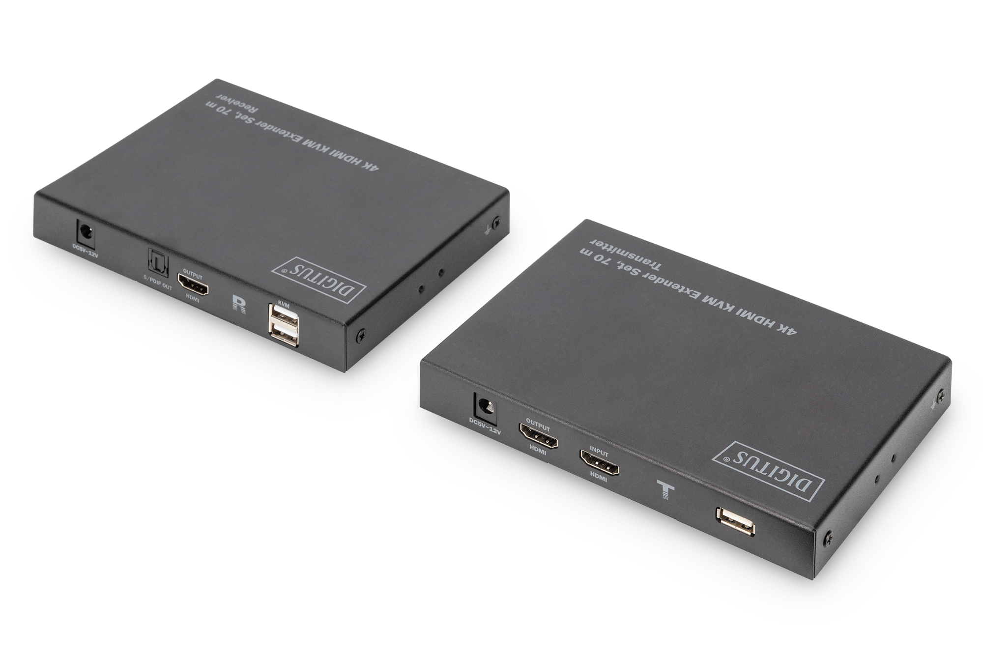 DIGITUS DS-55513 4K HDMI KVM Extender Set, 70 m