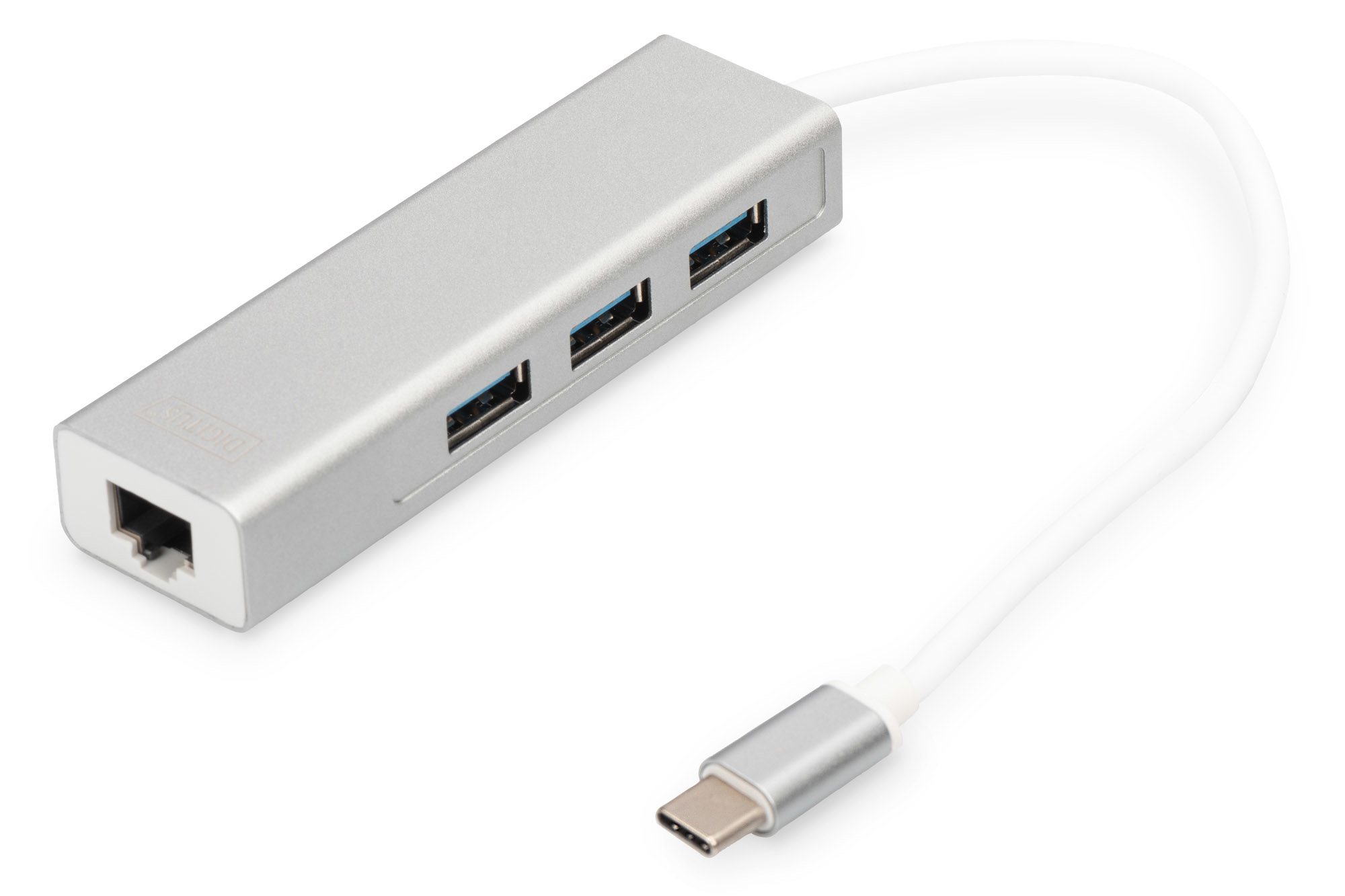 DIGITUS DA-70255 USB Typ C™ 3-Port Hub + Gigabit Ethernet