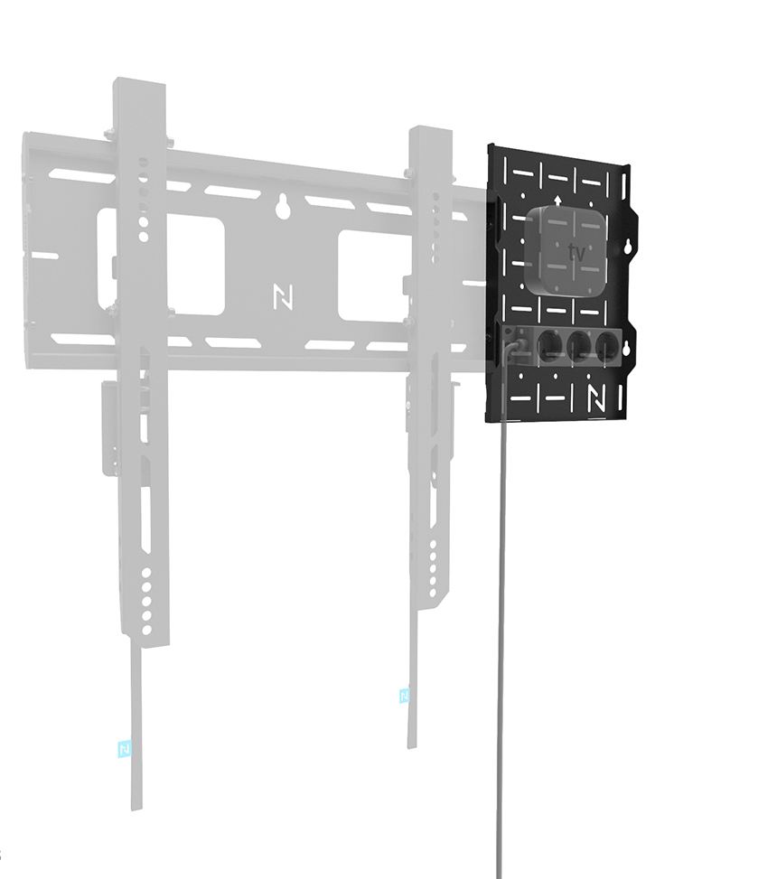 Neomounts AV-Hardware-Rack - Schwarz