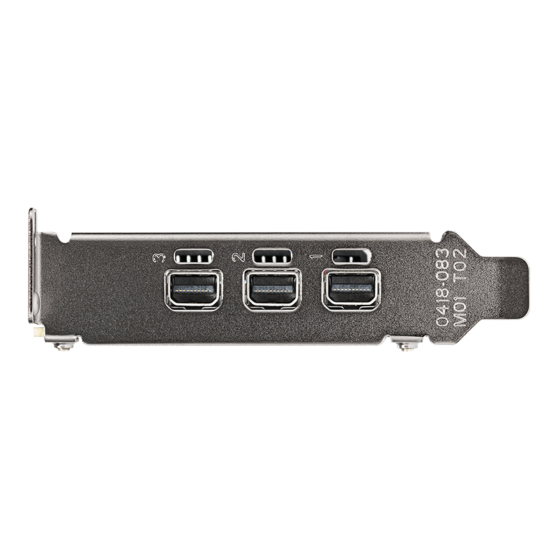 VGA PNY NVIDIA T400 4 GB (3x Mini DisplayPort inkl. Adapter auf DisplayPort) low profile