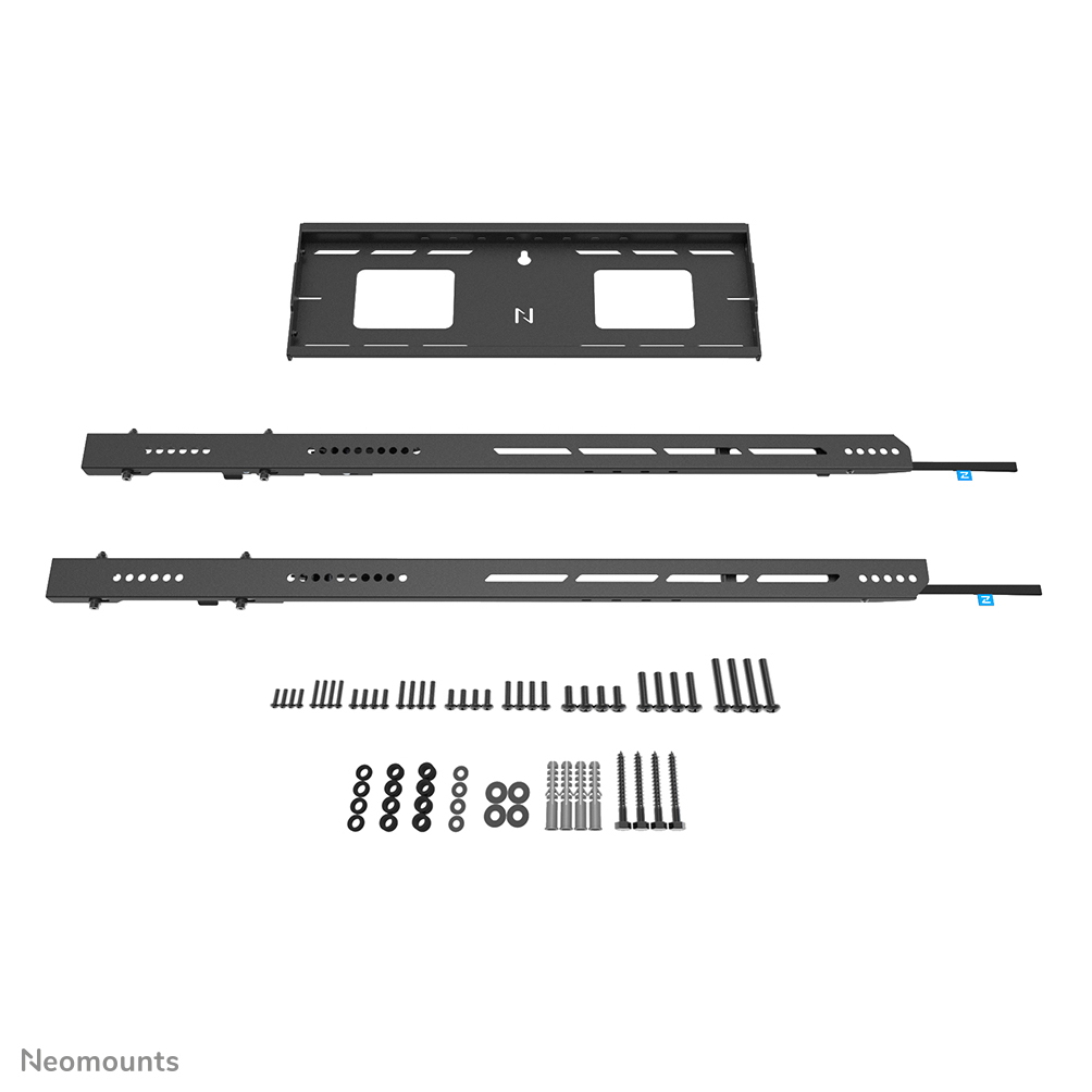 Neomounts feste Wandhalterung Hochformat für 50-98" Bildschirme - Schwarz