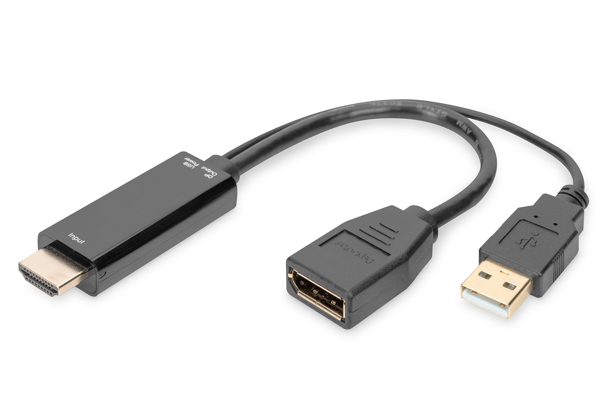 DIGITUS AK-330101-002-S 4K HDMI Adapter - HDMI auf DisplayPort