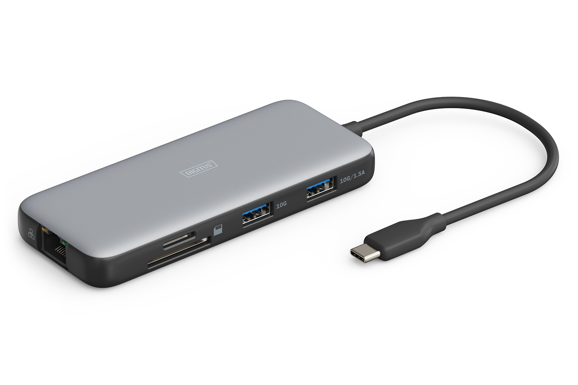 DIGITUS DA-70914 USB-C Docking Station, 7-Port