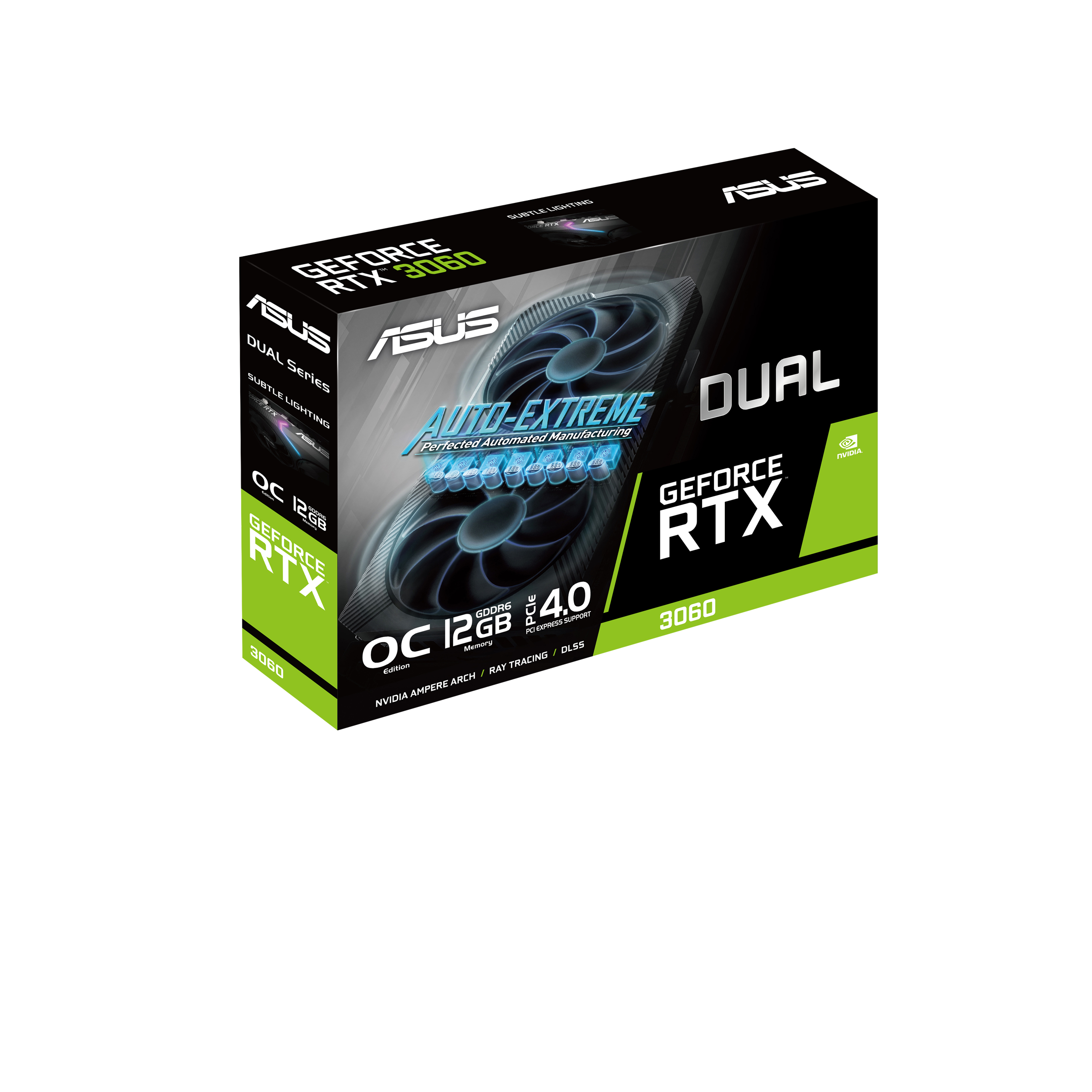 VGA ASUS Dual GeForce RTX 3060-V2 OC Edition 12 GB - 1x HDMI - 3x DP