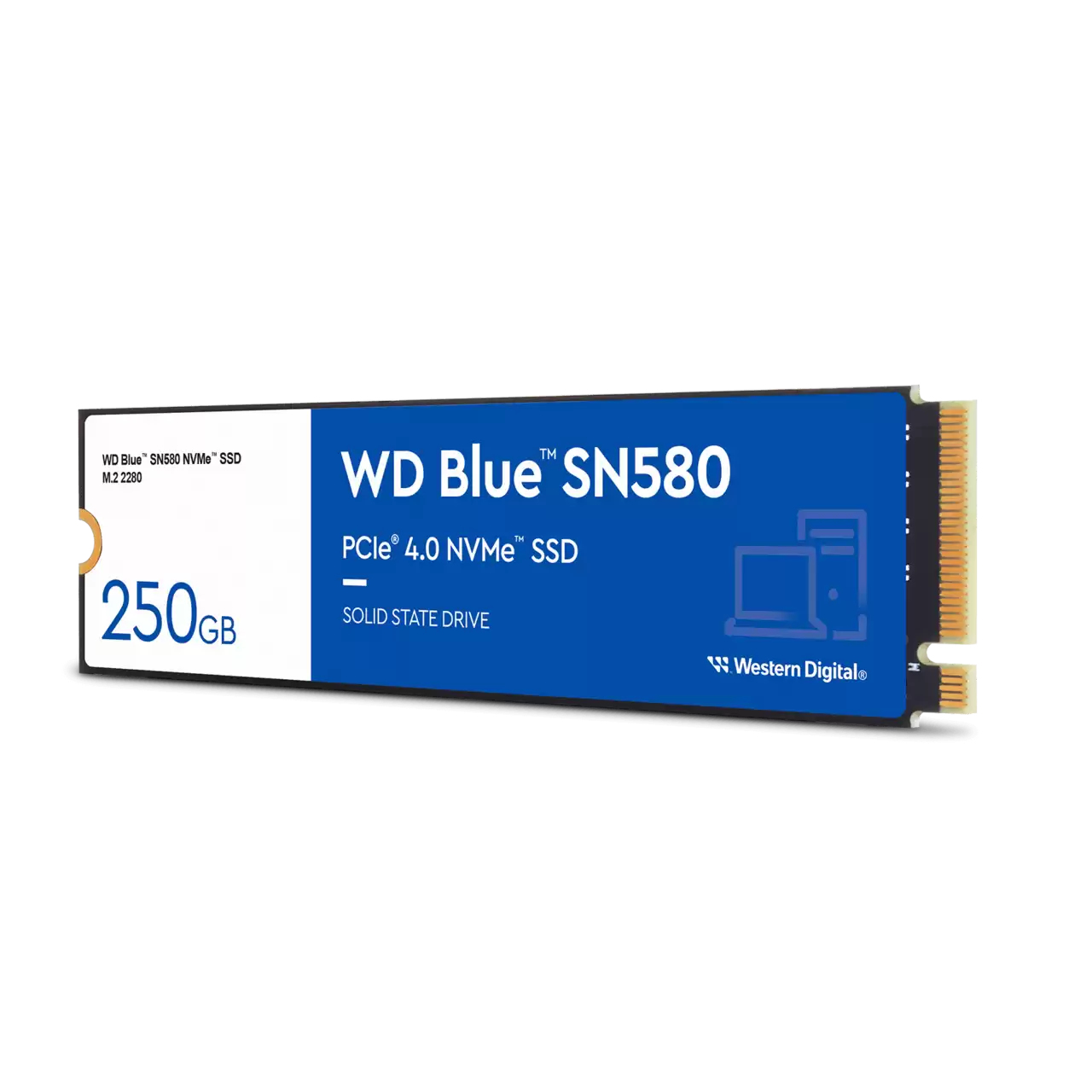 SSD WD Blue SN580 M.2  250GB M.2 2280 PCIe 4.0 (WDS250G3B0E) - BTO