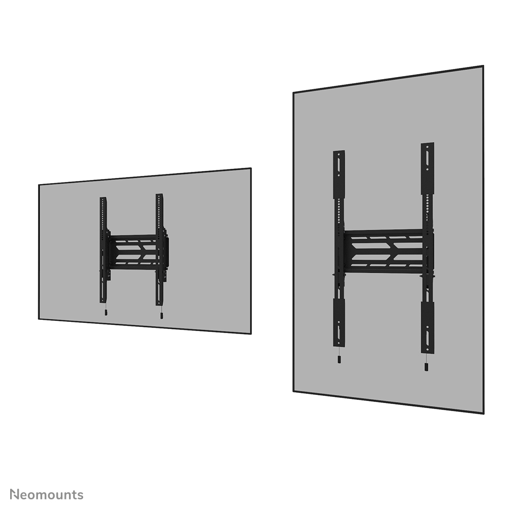 Neomounts Select Schwerlast-TV-Wandhalterung - 160 kg - 139,7 cm (55 Zoll) - 2,79 m (110 Zoll) - 1500 x 900 mm - Höhenverstellung - Schwarz