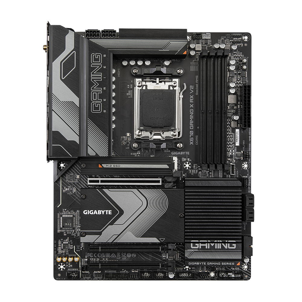 MB Gigabyte So1718 AM5 - AMD X670 Chipsatz - USB-C Gen 2x2, USB 3.2 Gen 1, USB 3.2 Gen 2 - 2.5 Gigabit LAN, Bluetooth, Wi-Fi 6E - Onboard-Grafik (CPUh