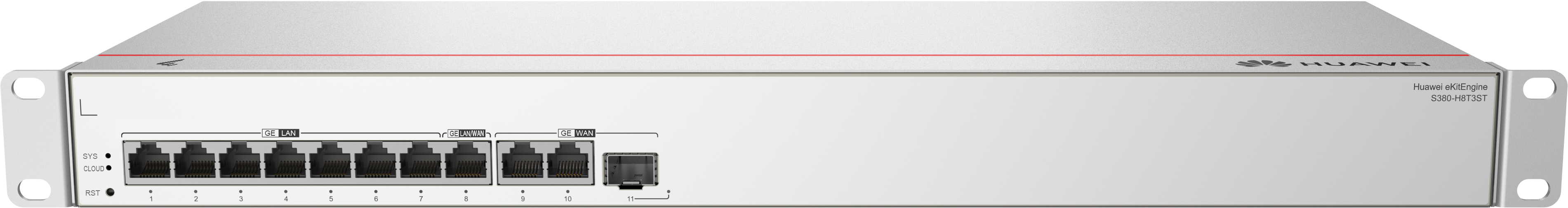 HUAWEI Router S380-H8T3ST, 2*GE WAN, 1*GE(SFP) WAN, 8*GE LAN