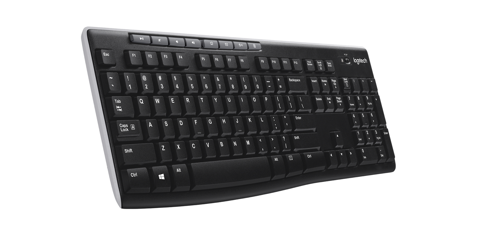 Logitech Tastatur K270, schwarz