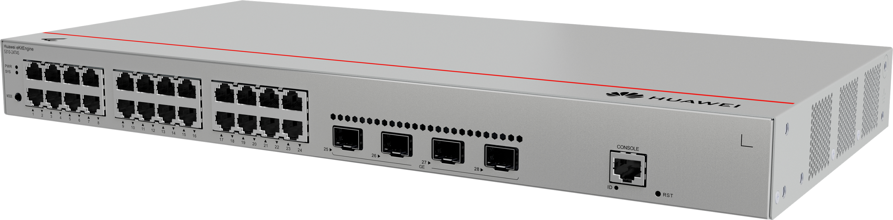 HUAWEI Switch S310-24T4S (24*10/100/1000BASE-T ports, 4*GE SFP ports, AC power)