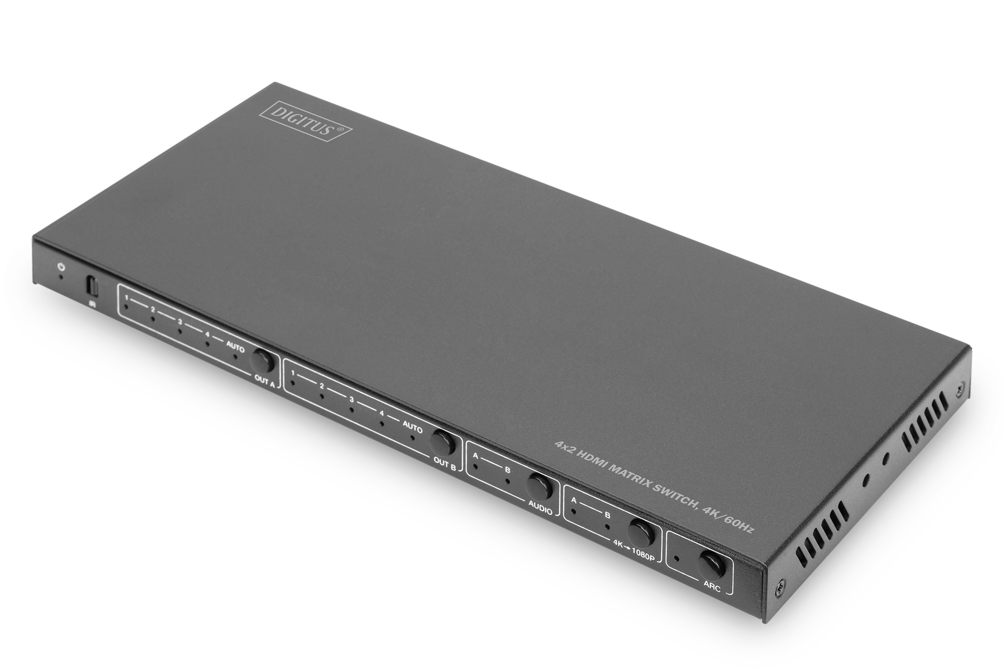 DIGITUS DS-55509 4x2 HDMI Matrix Switch, 4K/60Hz