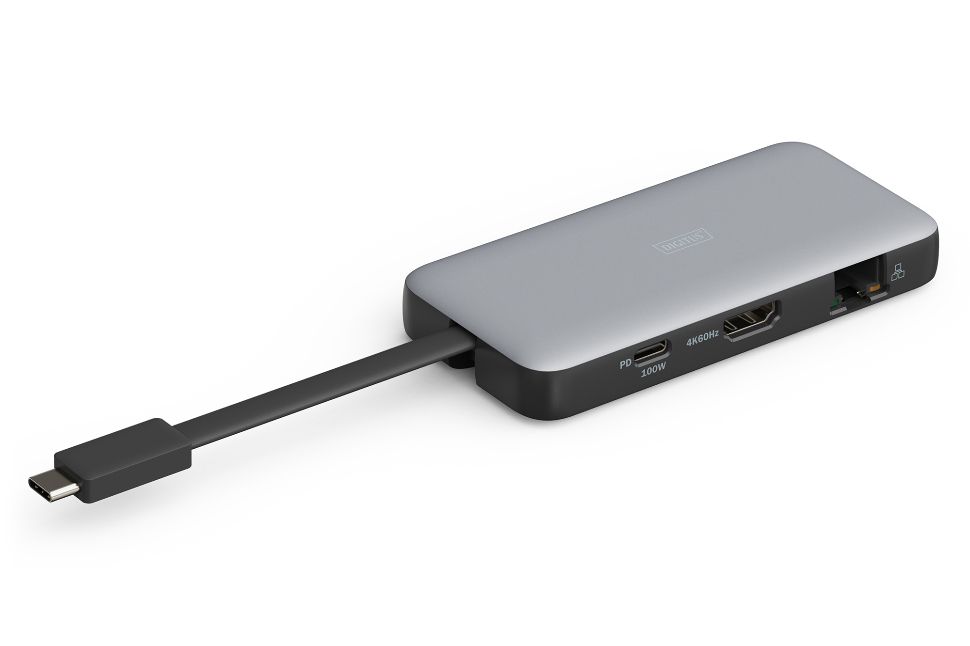 DIGITUS DA-70916 USB-C Travel Docking Station, 7-Port