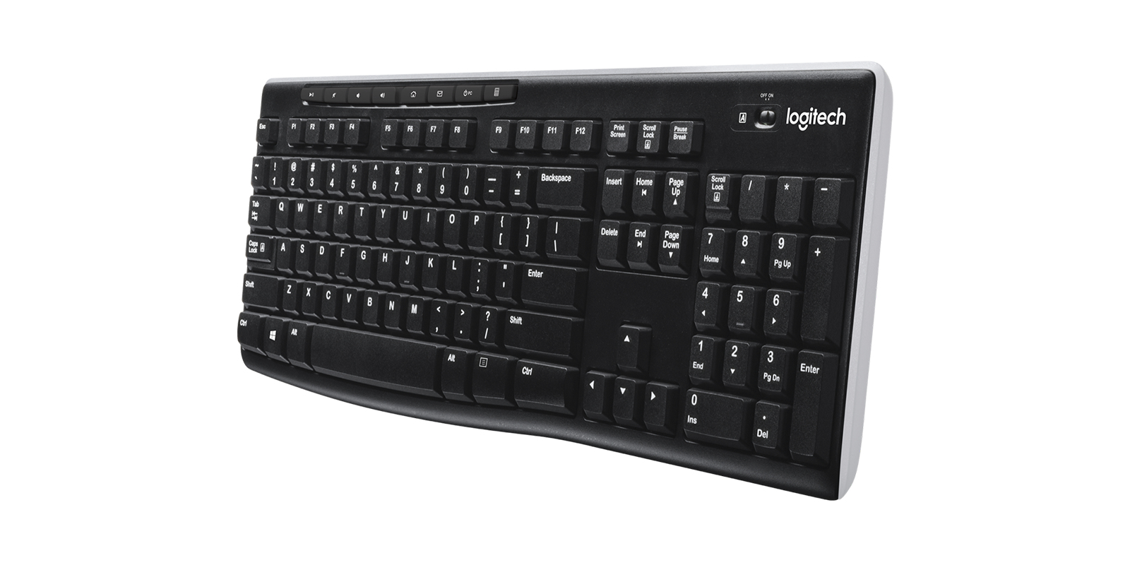 Logitech Tastatur K270, schwarz