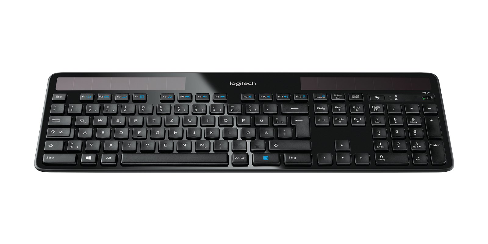 Logitech Tastatur K750 Solar, schwarz