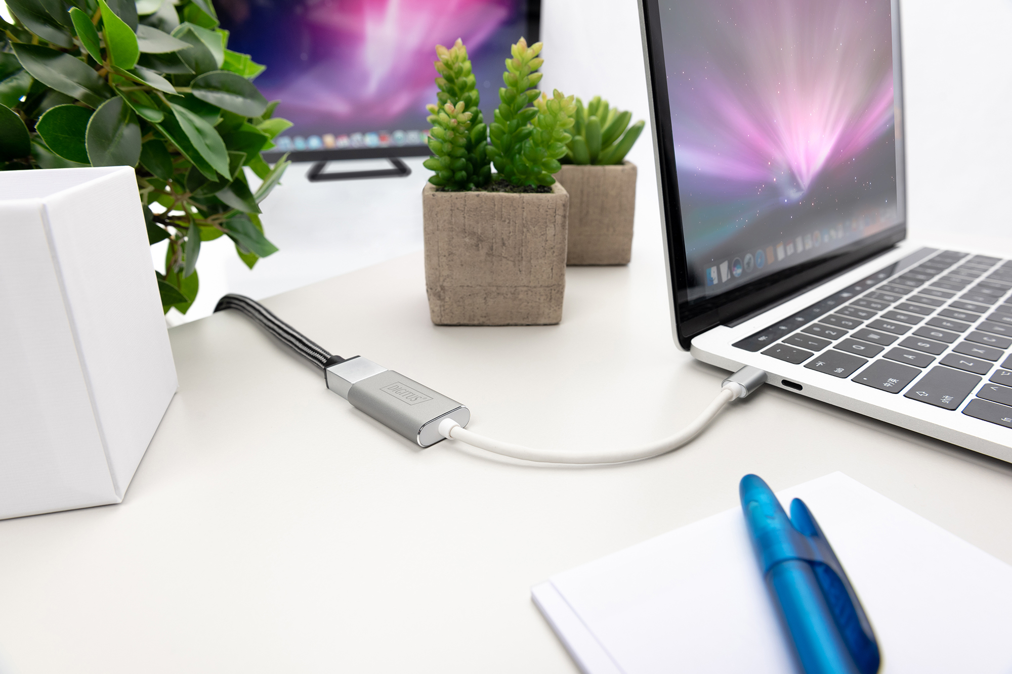 DIGITUS DA-70836 USB-C 3.2 Gen 1 zu HDMI Grafik Adapter