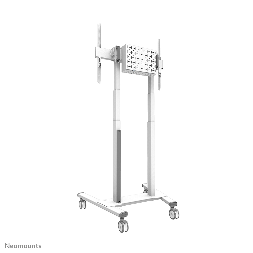 Neomounts Move Lift Motorised Mobile Stand incl. storage box, 10 cm. Wheels Floor  - VESA 100x100 up to 800x600