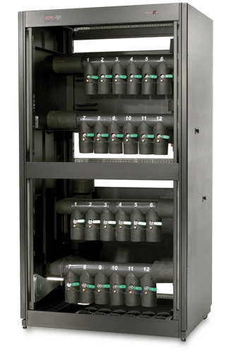 APC ACFD12-B - Cooling Distribution Unit 12 Circuit, Bottom/Top Mains, Bottom Distribution Piping