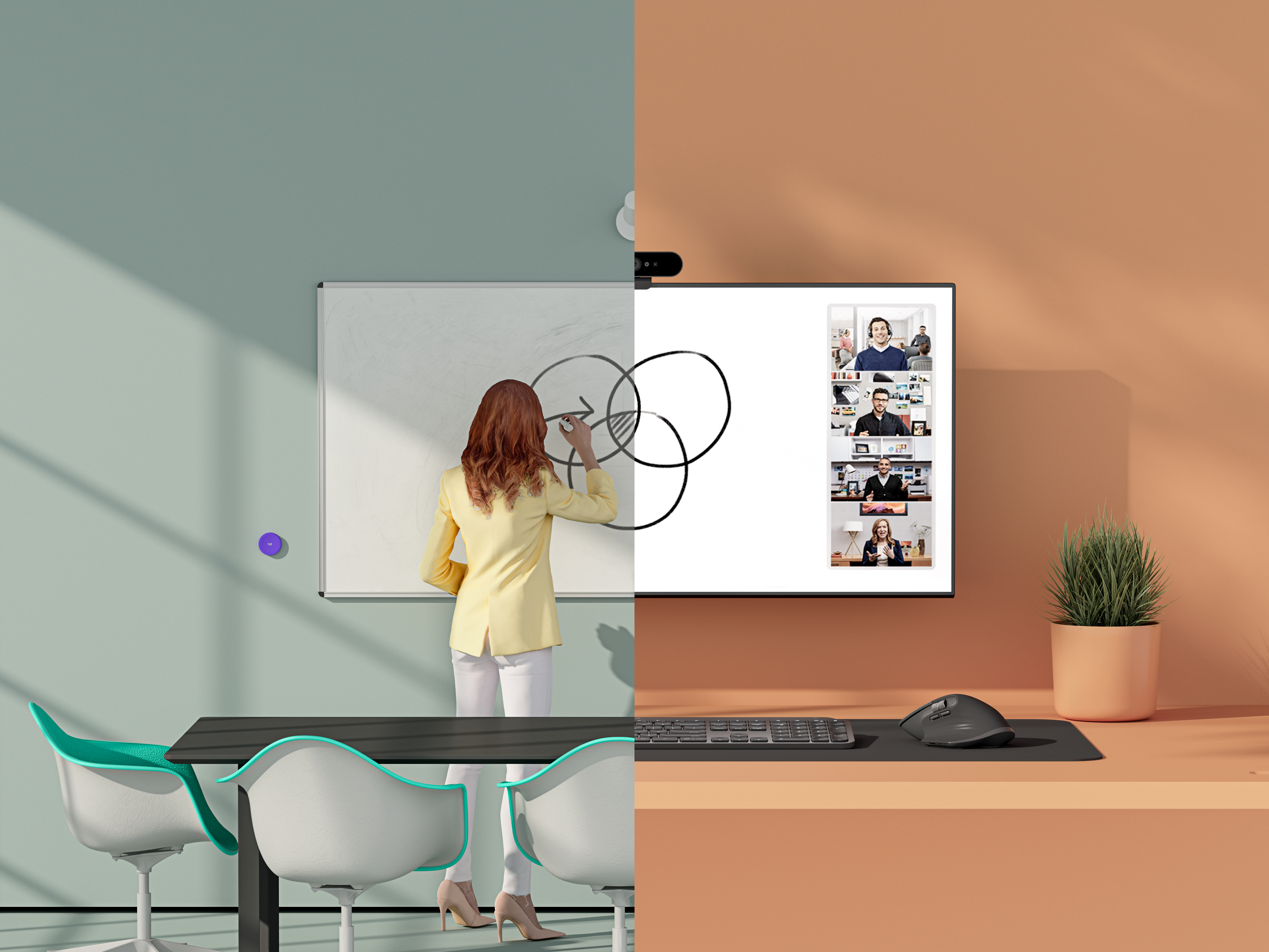 Logitech Scribe - Kamera zur Erfassung von Whiteboards