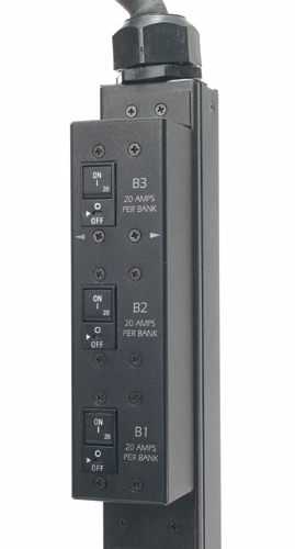 APC AP7568 - Rack PDU,Basic,ZeroU,12.5kW,208V,(30)C13,(6)C19, 3' Cord