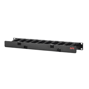 APC AR8602A - "Horizontal Cable Manager, 1U x 4" Deep, Single-Sided mit Cover"