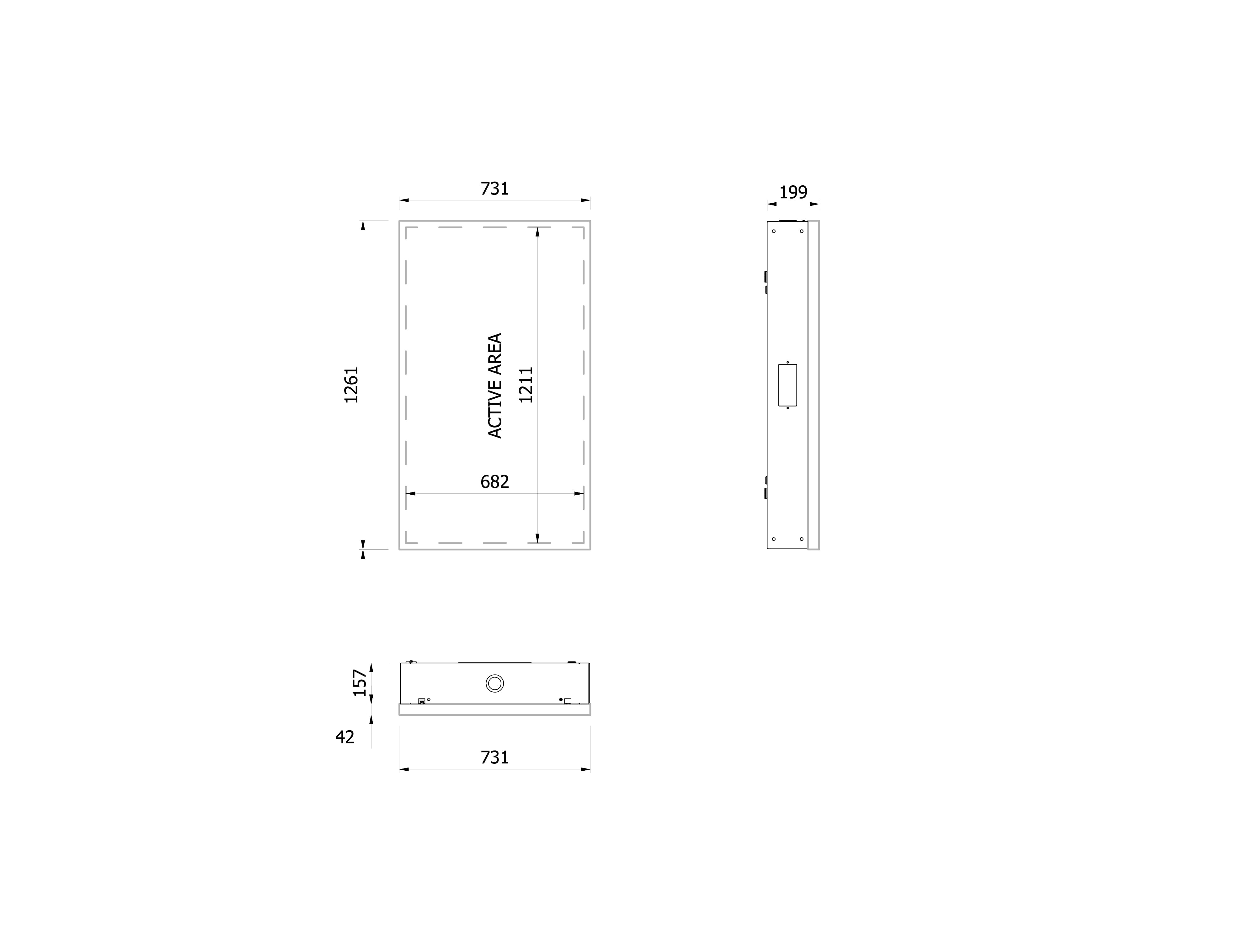 HAGOR Z Samsung QB/QM 32-43“ Portrait Adapterplatte